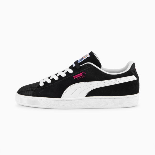 Zapatillas Suede "MIS RAICES", PUMA Black-PUMA White-Clementine-Racing Blue, large-ARG