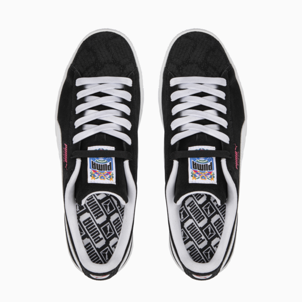 Zapatillas Suede "MIS RAICES", PUMA Black-PUMA White-Clementine-Racing Blue, large-ARG