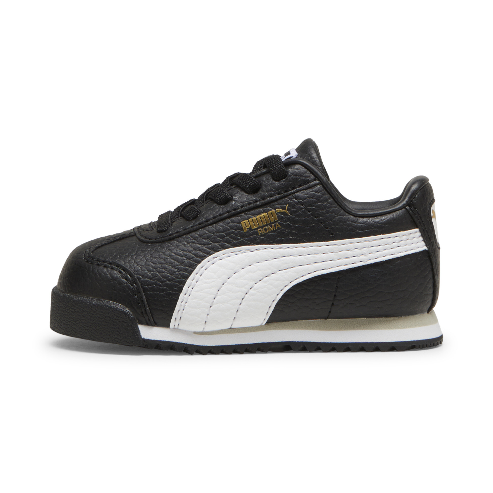 PUMA Roma 24 Standard Toddlers' Easy On Sneakers in Black, Size 5