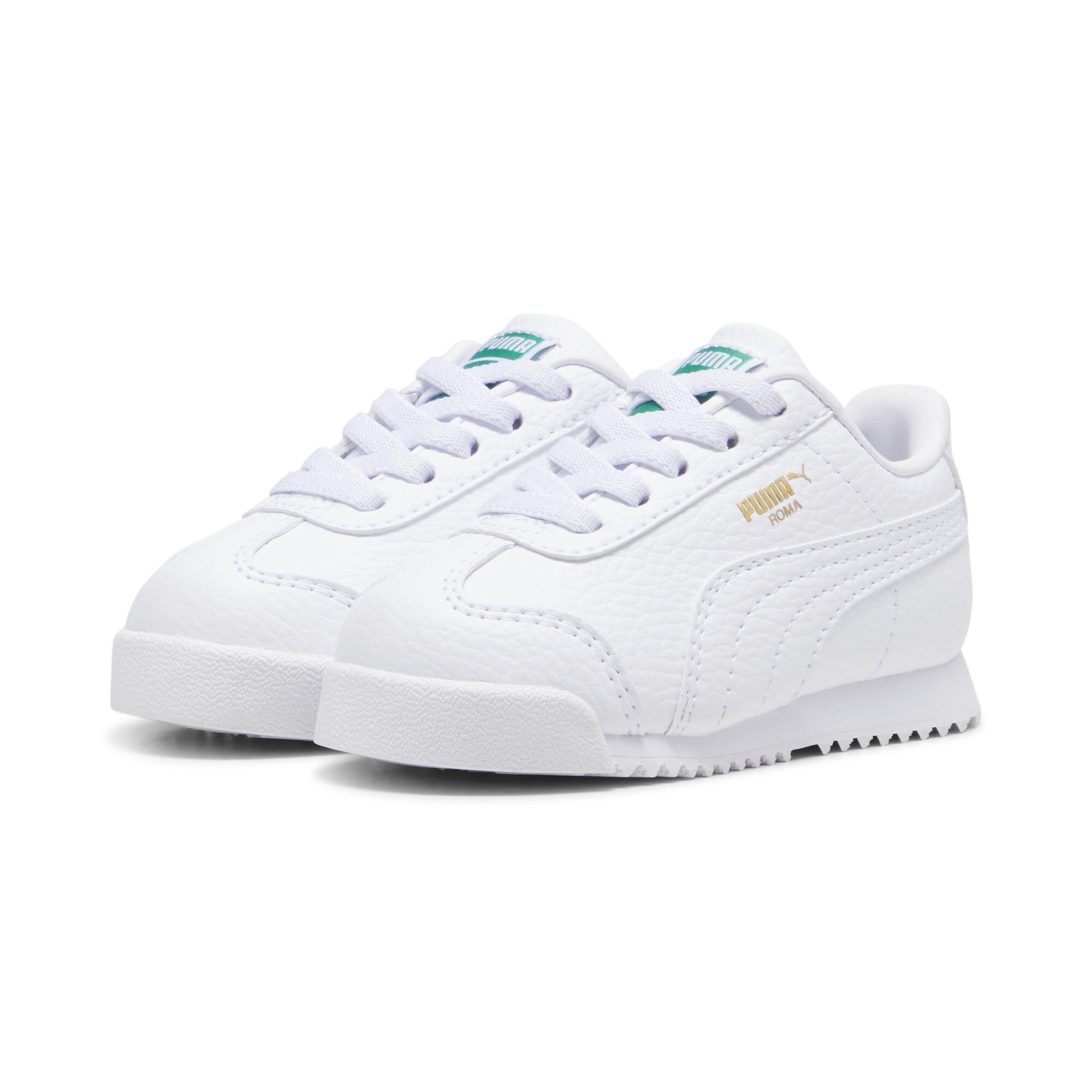 Puma Roma 24 Standard Sneakers Toddler, White, Size 25, Shoes