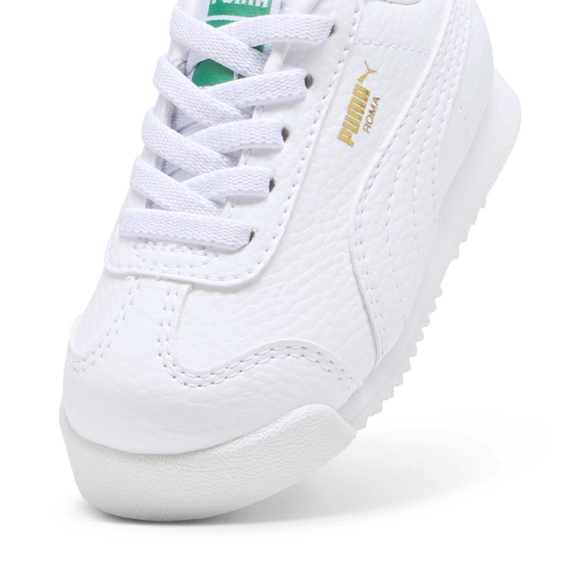 Puma Roma 24 Standard Sneakers Toddler, White, Size 25, Shoes