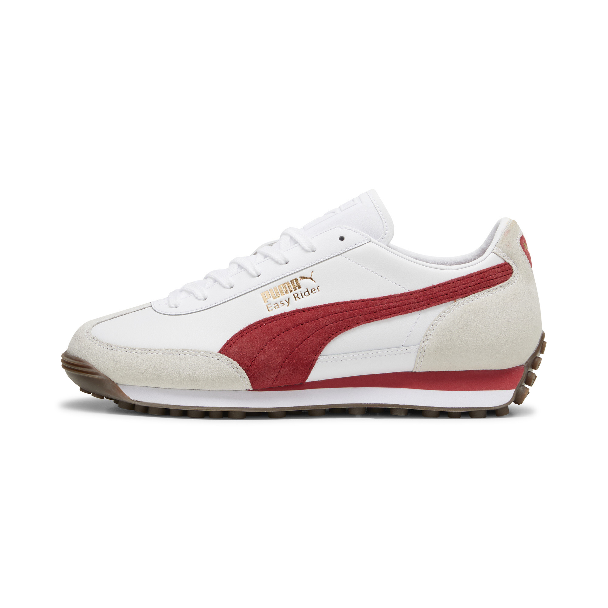 Puma Easy Rider Mix Sneakers Unisex Schuhe | Mit Plain | White/Club Red | Größe: 44.5