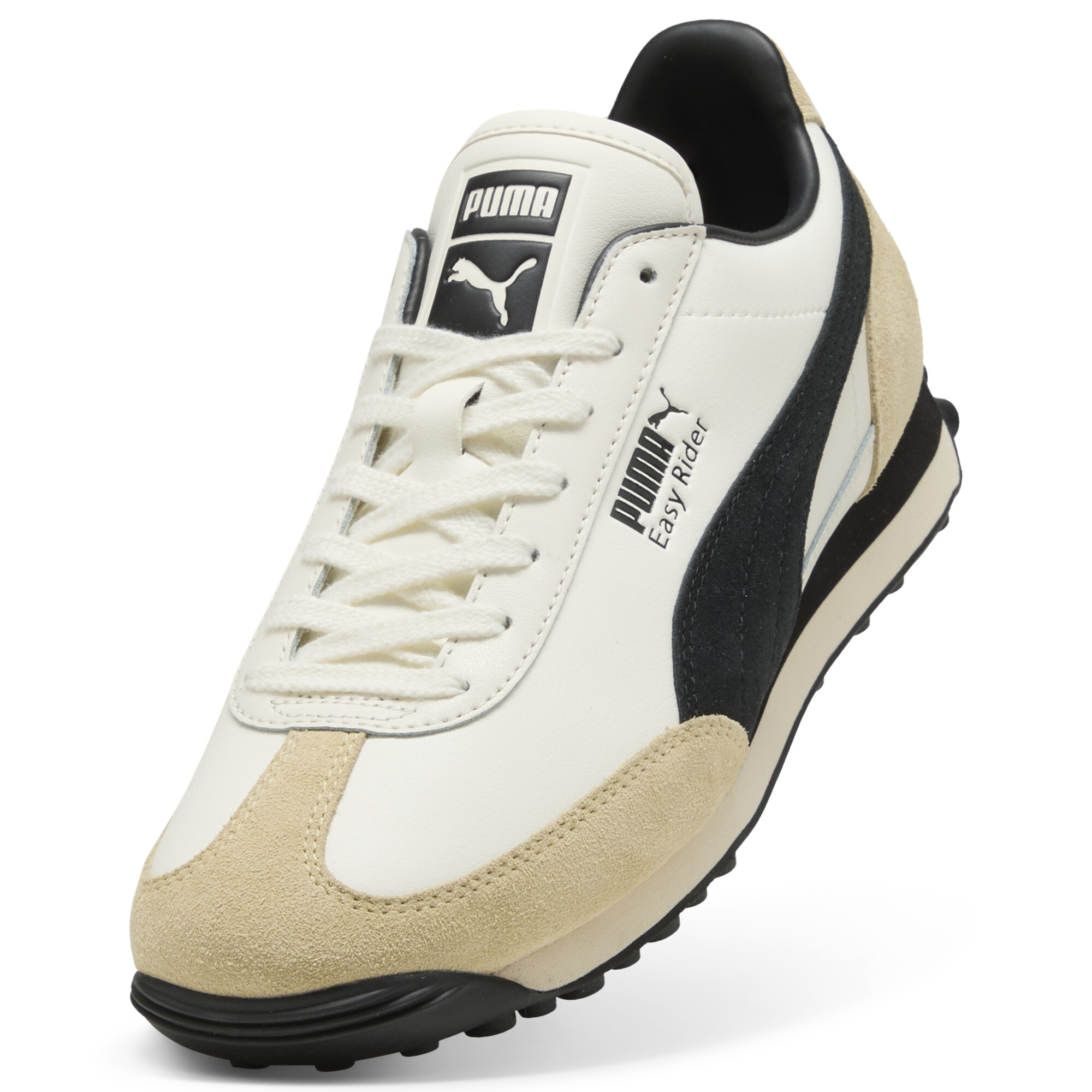 PUMA Easy Rider Mix sneakers unisex, Zwart/Wit, Maat 37,5 thumbnail 2