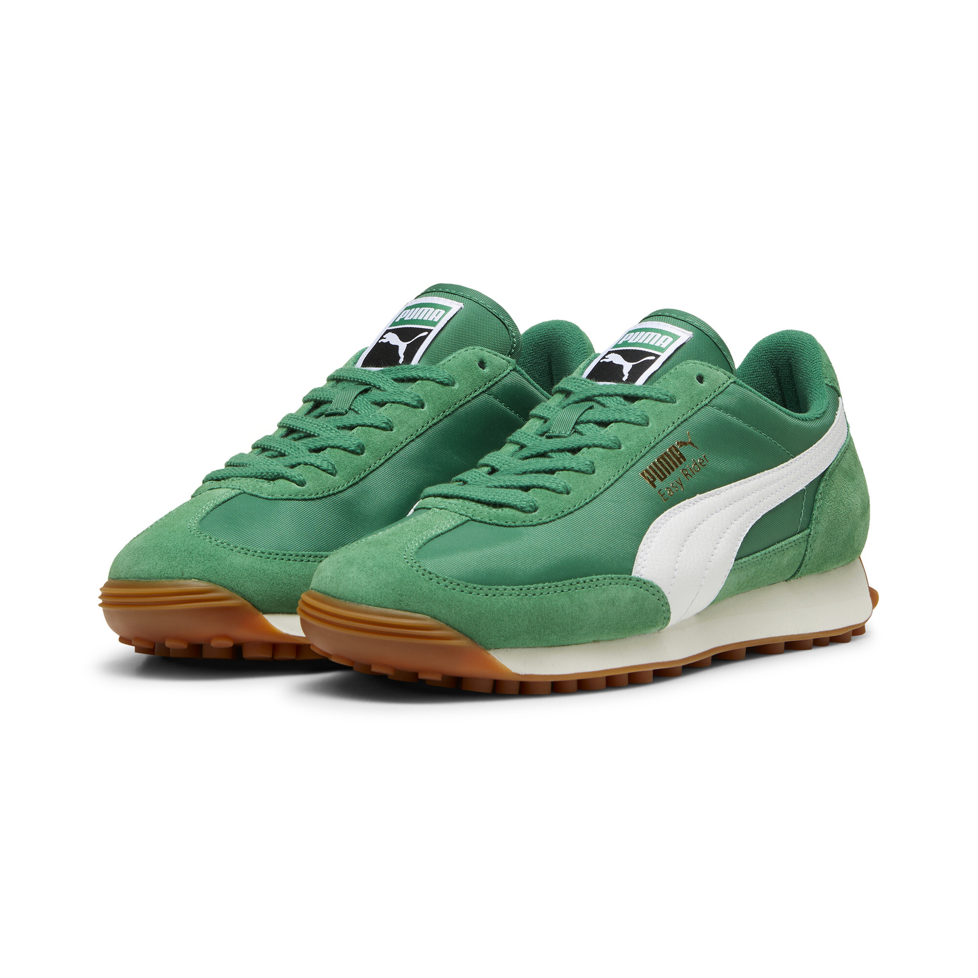 Puma Easy Rider Vintage Sneakers, Green, Size 36, Shoes