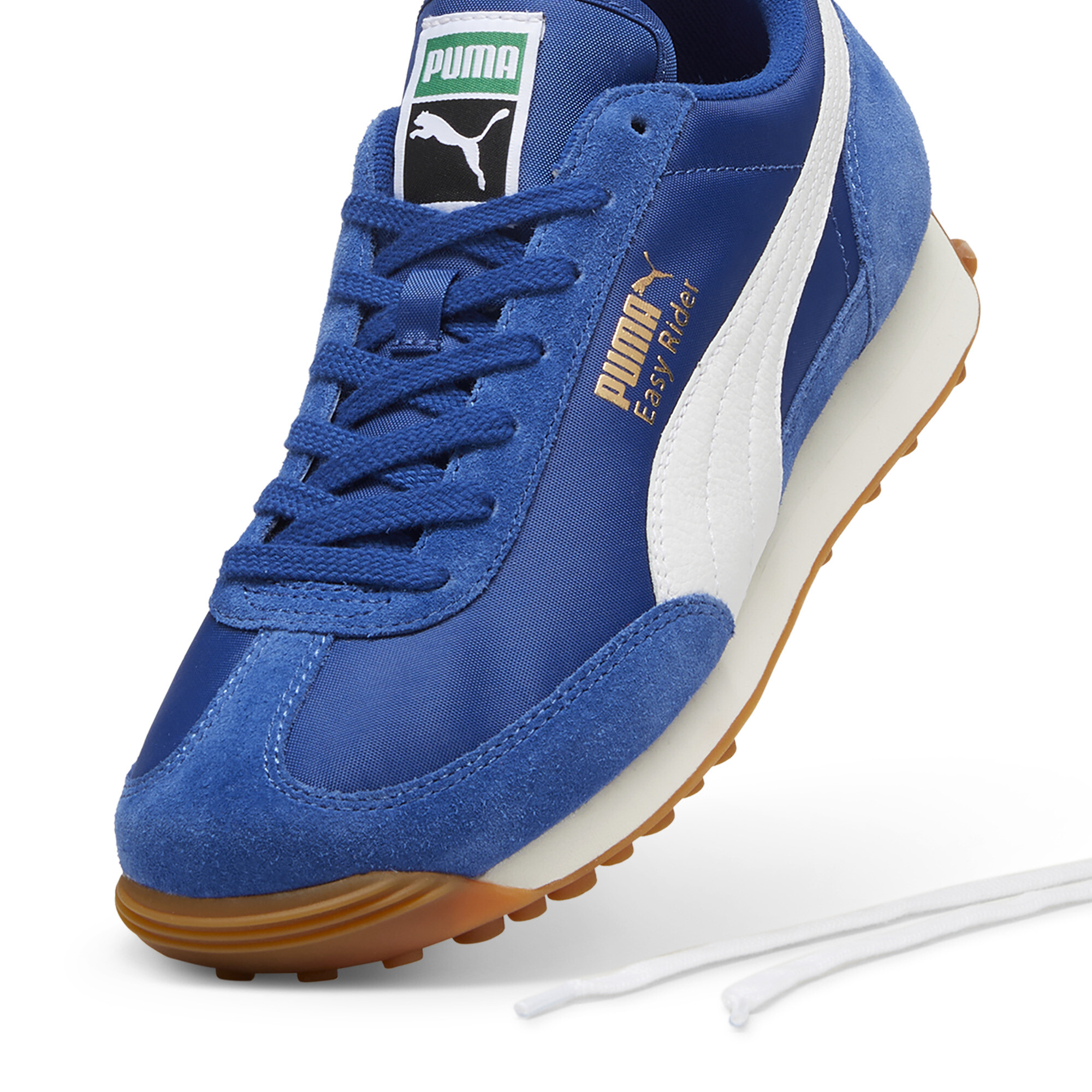 Puma Easy Rider Vintage Sneakers, Blue, Size 38.5, Shoes