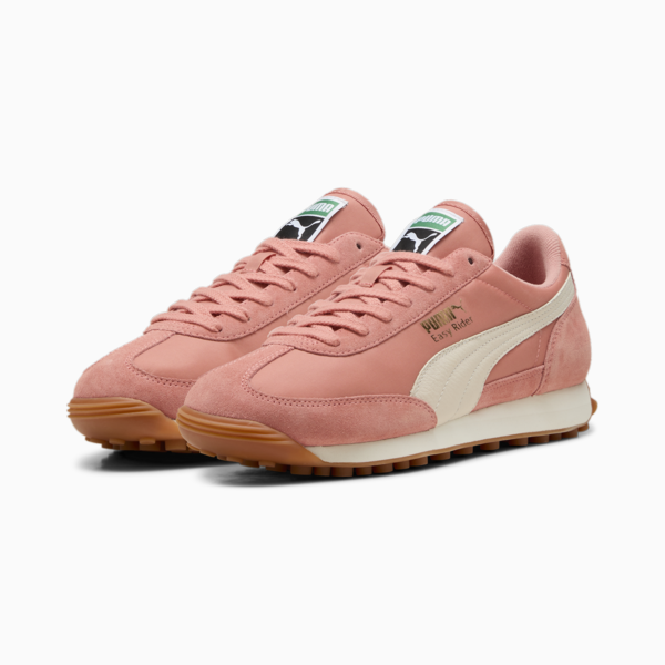 Easy Rider Vintage Sneakers, Deeva Peach-Alpine Snow-PUMA Gold, large-MEX