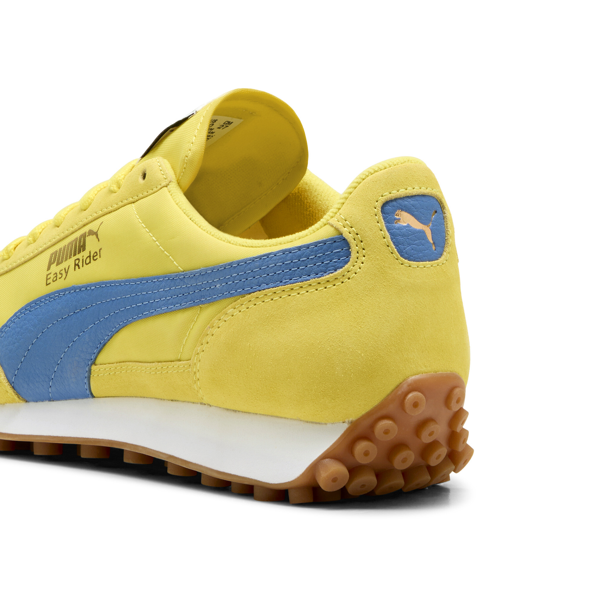 Puma Easy Rider Vintage Sneakers, Yellow, Size 44, Shoes