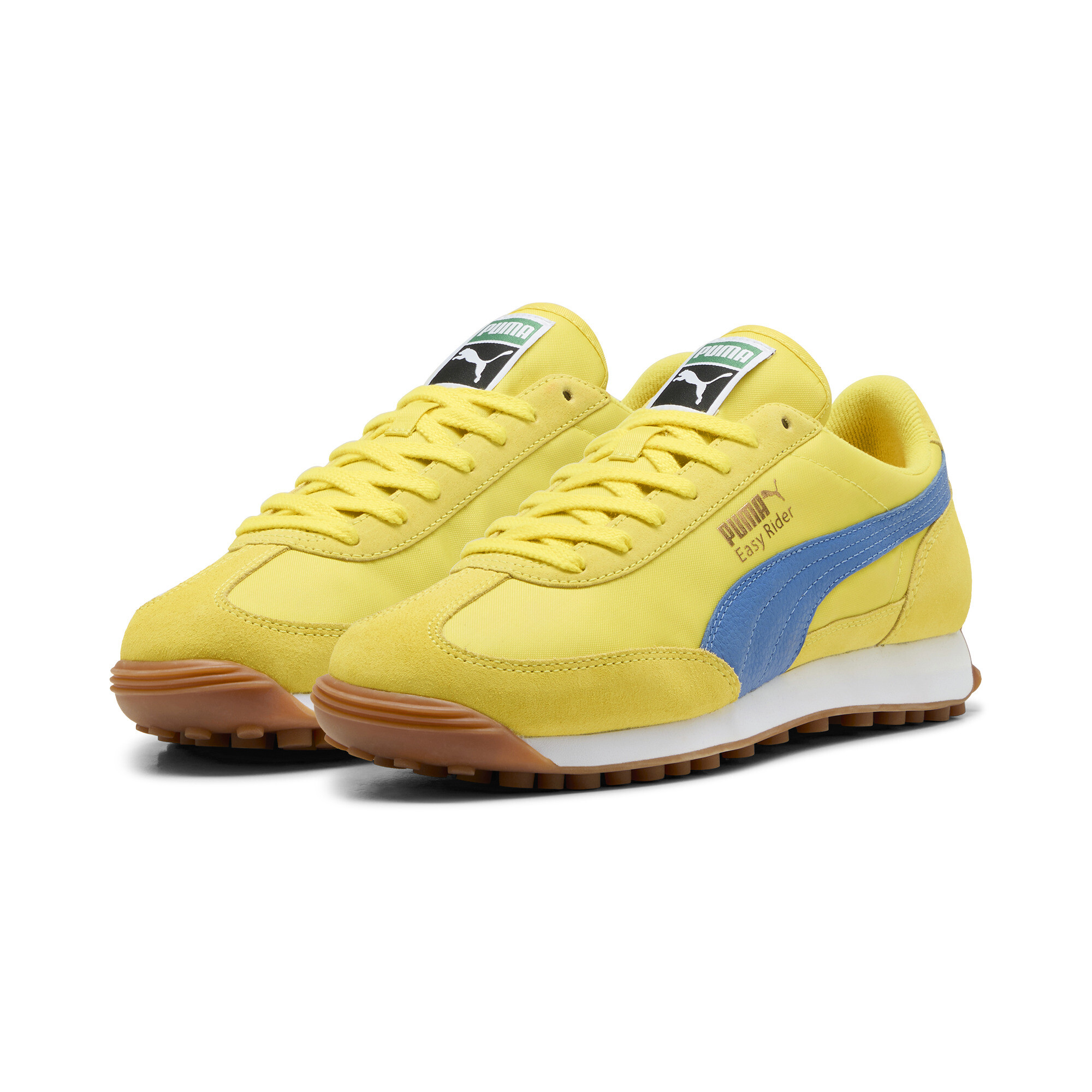 Puma Easy Rider Vintage Sneakers, Yellow, Size 44, Shoes