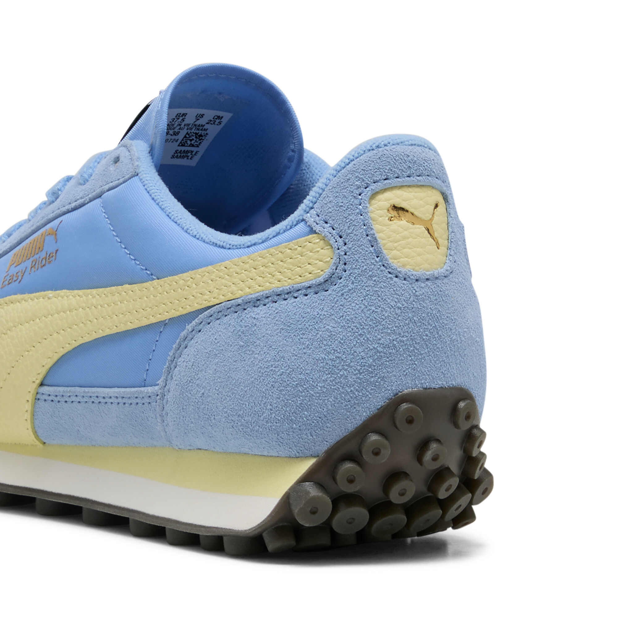 PUMA Easy Rider Vintage uniseks sneakers, Blauw/Goud, Maat 40 thumbnail 5