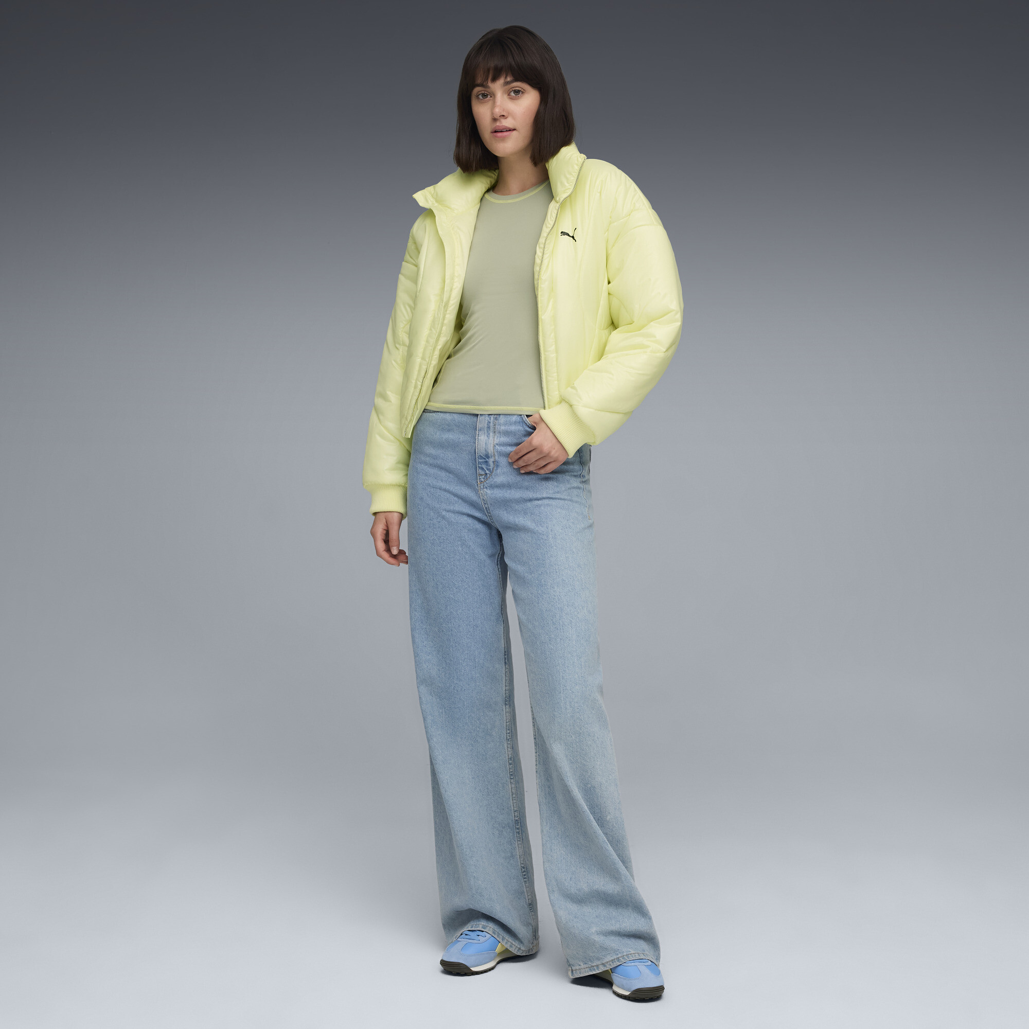 PUMA Easy Rider Vintage uniseks sneakers, Blauw/Goud, Maat 40 thumbnail 7