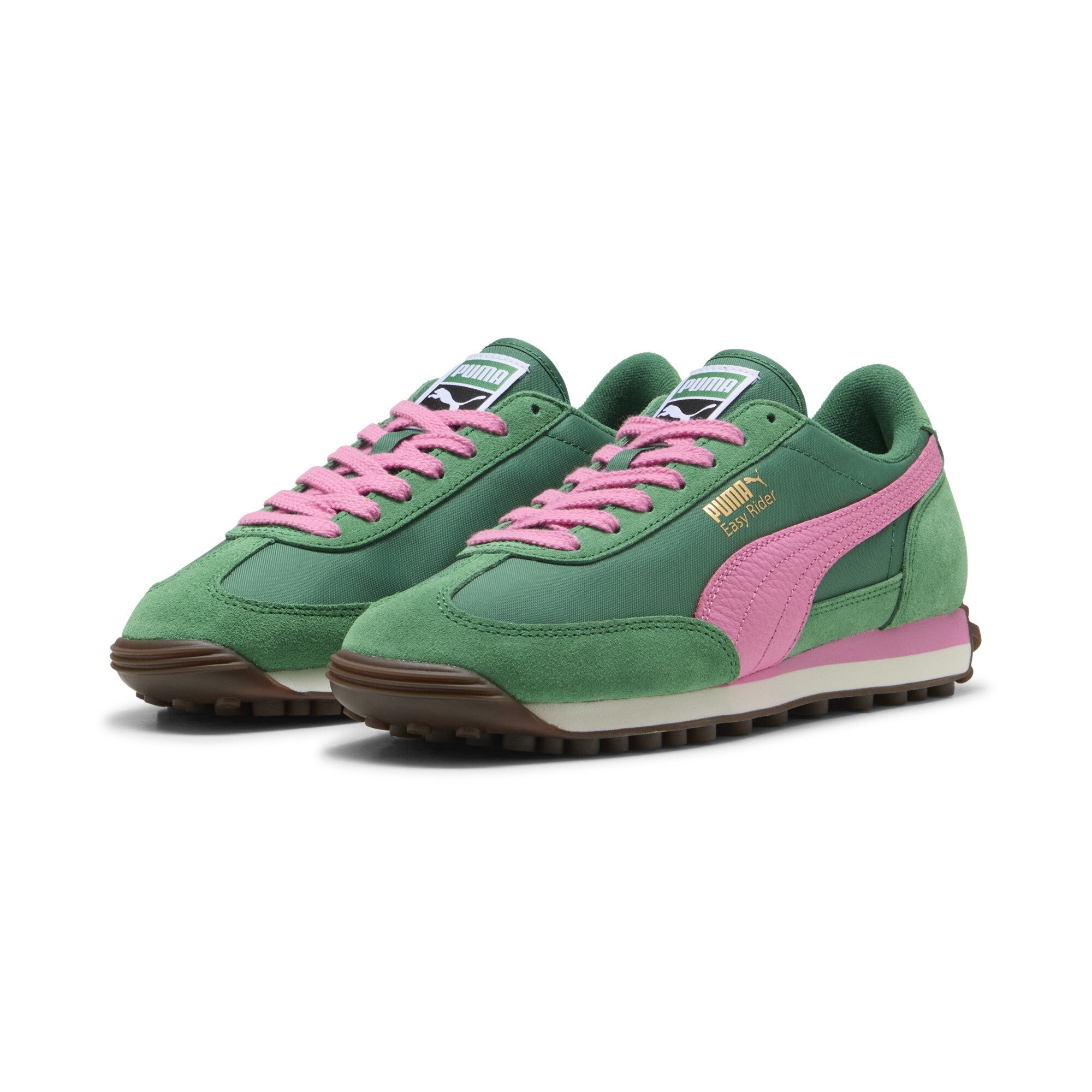 PUMA Easy Rider Vintage uniseks sneakers, Roze/Groen, Maat 39 thumbnail 6