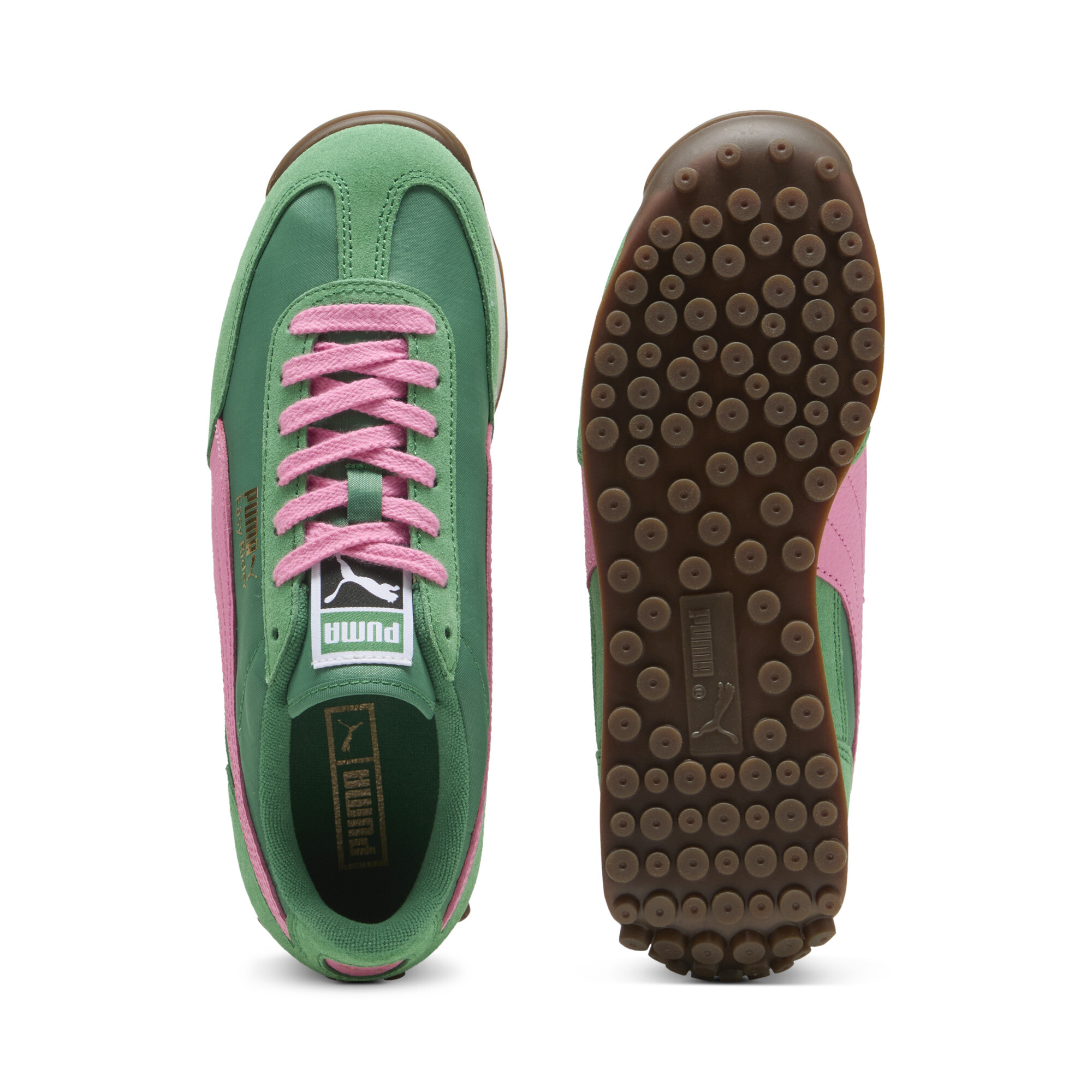 PUMA Easy Rider Vintage uniseks sneakers, Roze/Groen, Maat 39 thumbnail 4