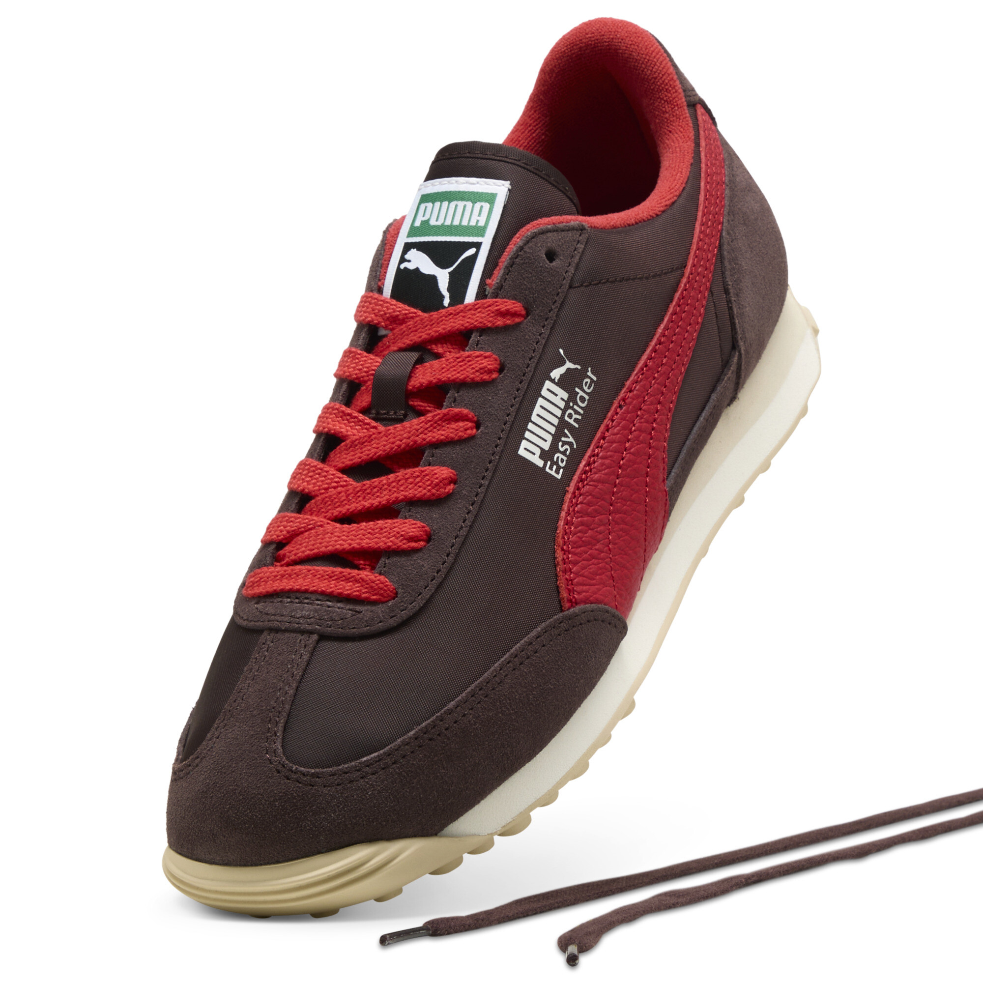 PUMA Easy Rider Vintage uniseks sneakers, Bruin, Maat 38 thumbnail 2