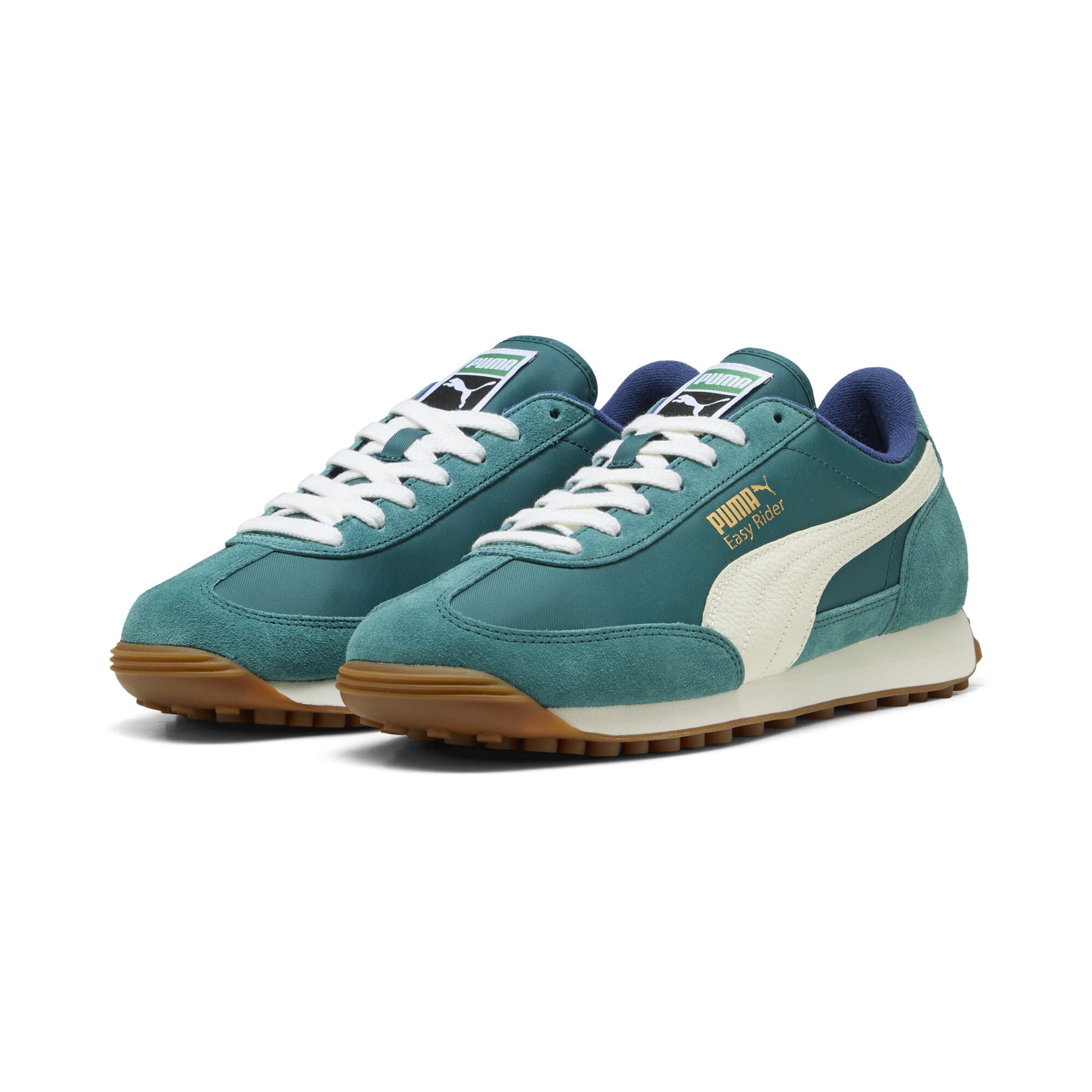 PUMA Easy Rider Vintage uniseks sneakers, Wit, Maat 48 thumbnail 6