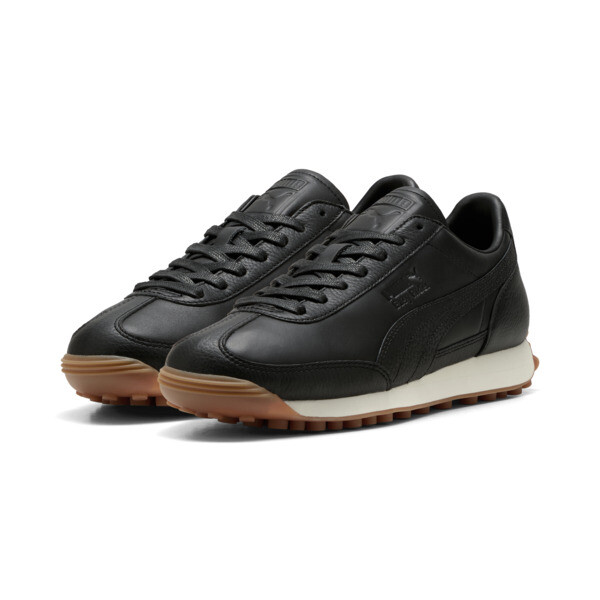 Easy Rider Leather Sneakers Unisex black PUMA