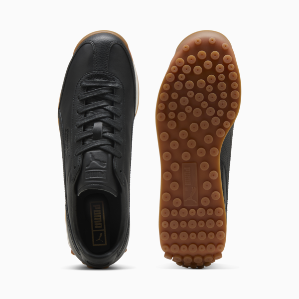 Easy Rider Leather Sneakers Unisex, PUMA Black-Frosted Ivory, large-MEX