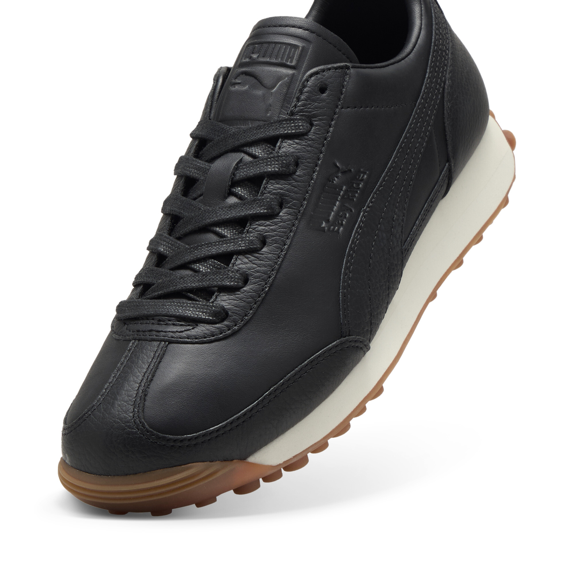 Easy Rider leren uniseks sneakers, Zwart, Maat 45 | PUMA