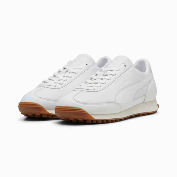 Easy Rider Leather Sneakers Unisex, PUMA White-Frosted Ivory, large-MEX