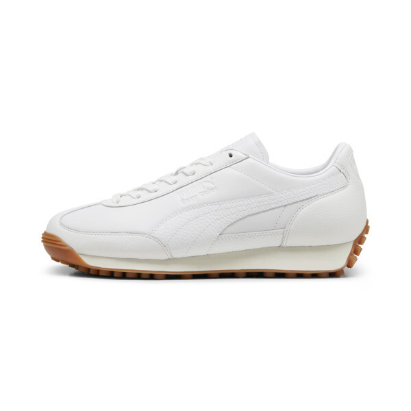 Easy Rider Leather Sneakers Unisex, PUMA White-Frosted Ivory, large-ZAF