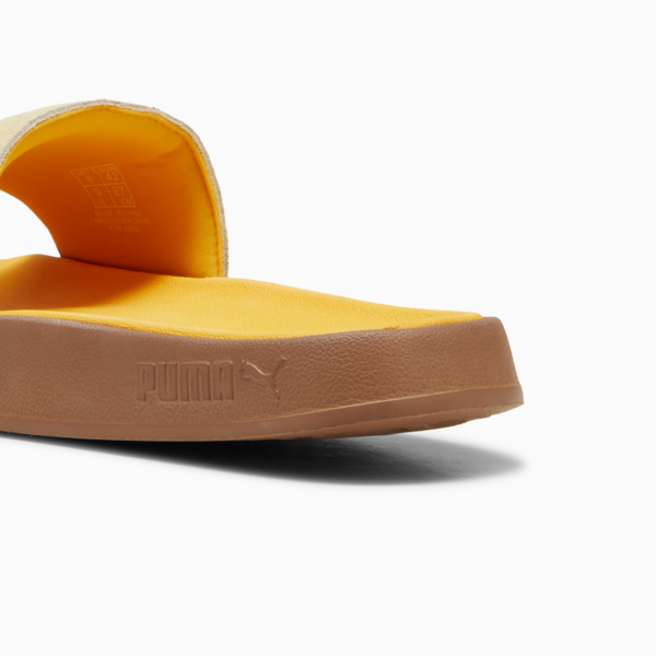 Leadcat 2.0 Palermo Foil Slides Unisex, Creamy Vanilla-PUMA Gold-Tangerine-Gum, large-ZAF