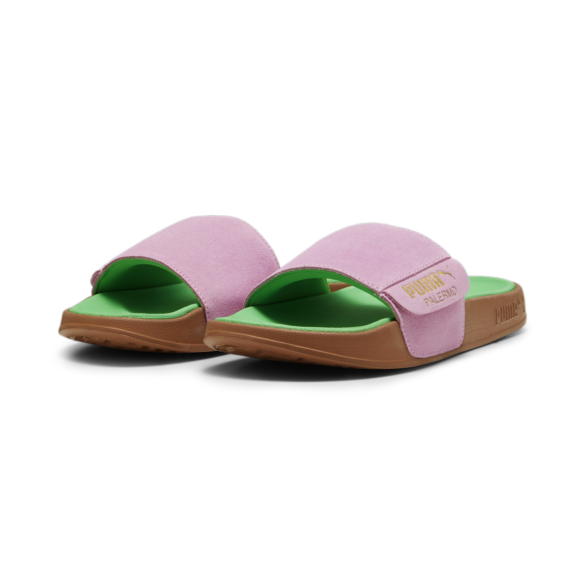 Puma Leadcat 2.0 Palermo Foil Slides Unisex, Pink, Size 38, Shoes