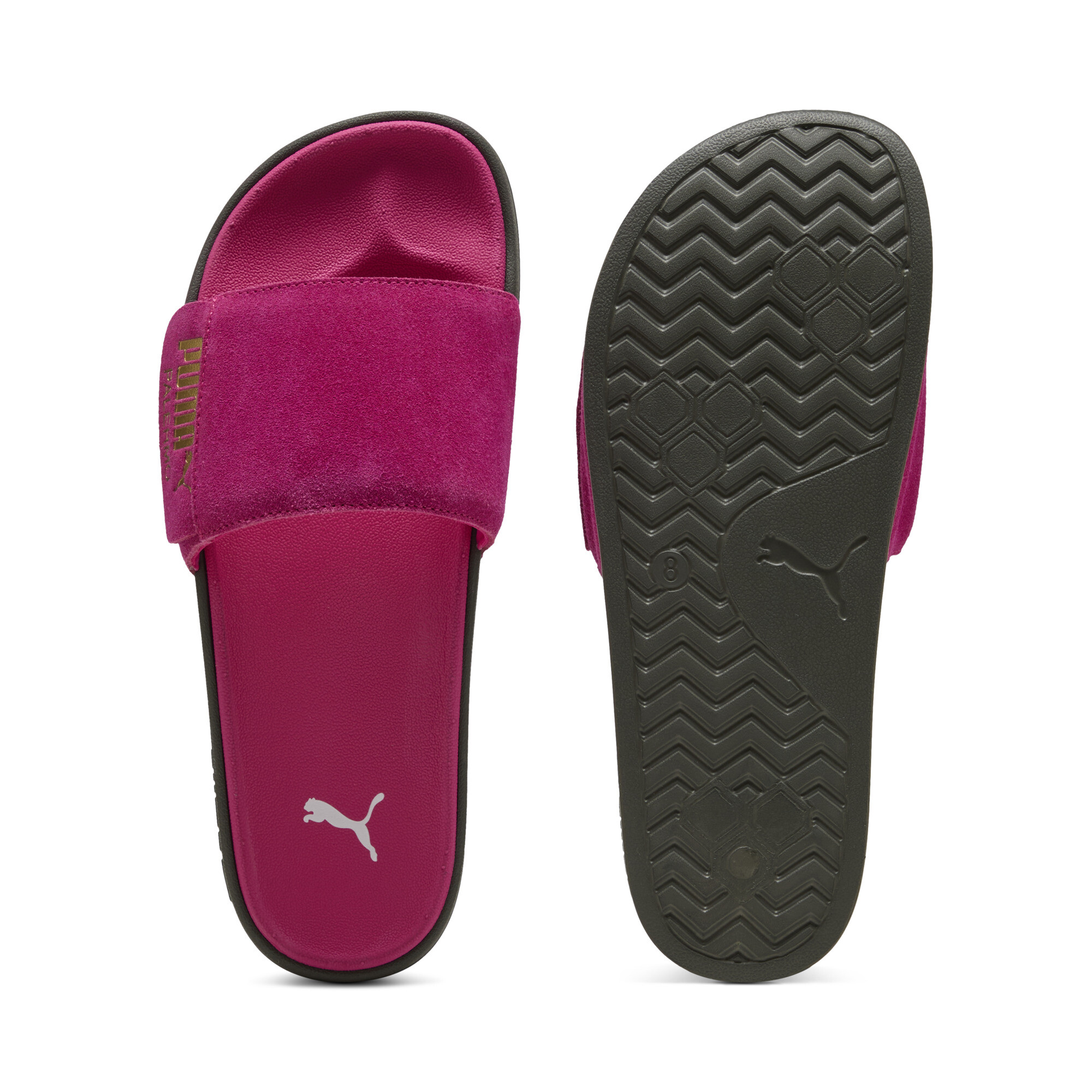 Puma Leadcat 2.0 Palermo Foil Slides Unisex | Pink/Gold/Gum | Größe: 47