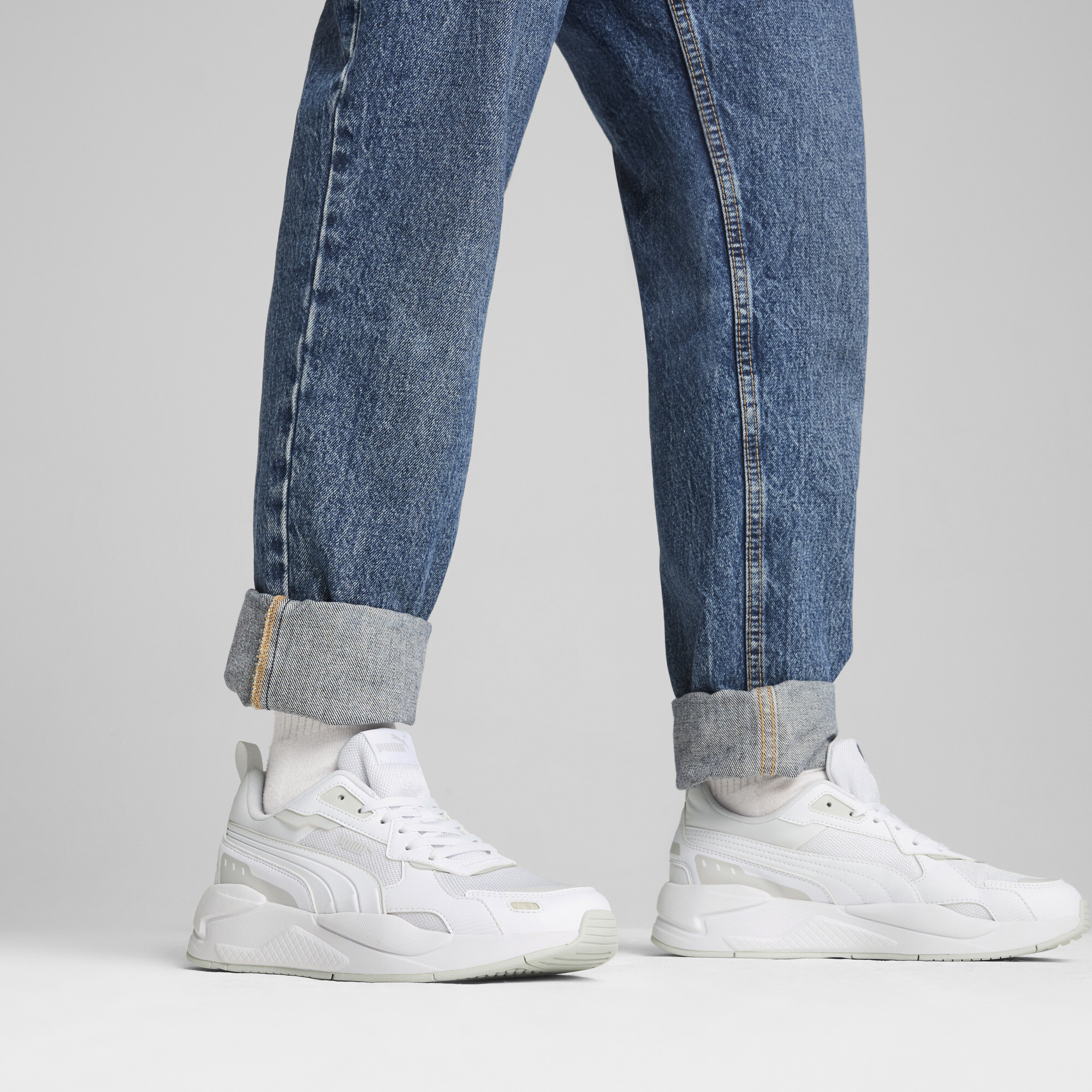 PUMA X-Ray 3 sneakers uniseks, Grijs/Wit, Maat 47 thumbnail 8