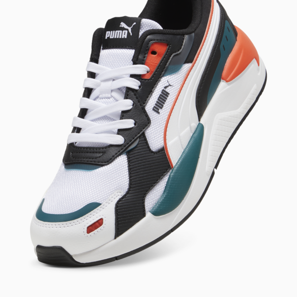 Zapatillas X-Ray 3, PUMA Black-PUMA White-Cold Green-Redmazing, large-ARG