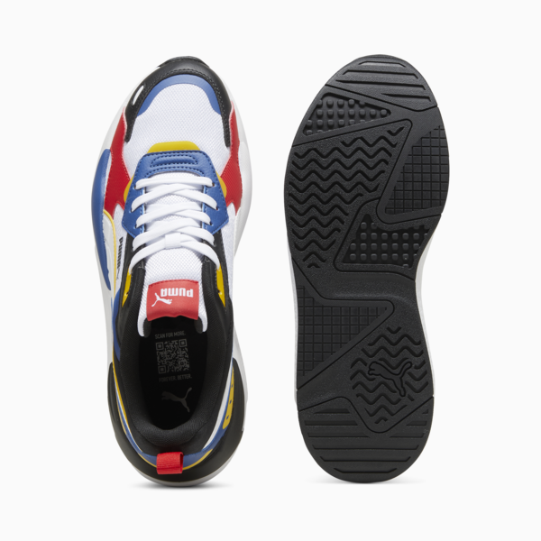 X-Ray 3 Sneakers Unisex, PUMA White-Yellow Sizzle-PUMA Black-For All Time Red, large-MEX