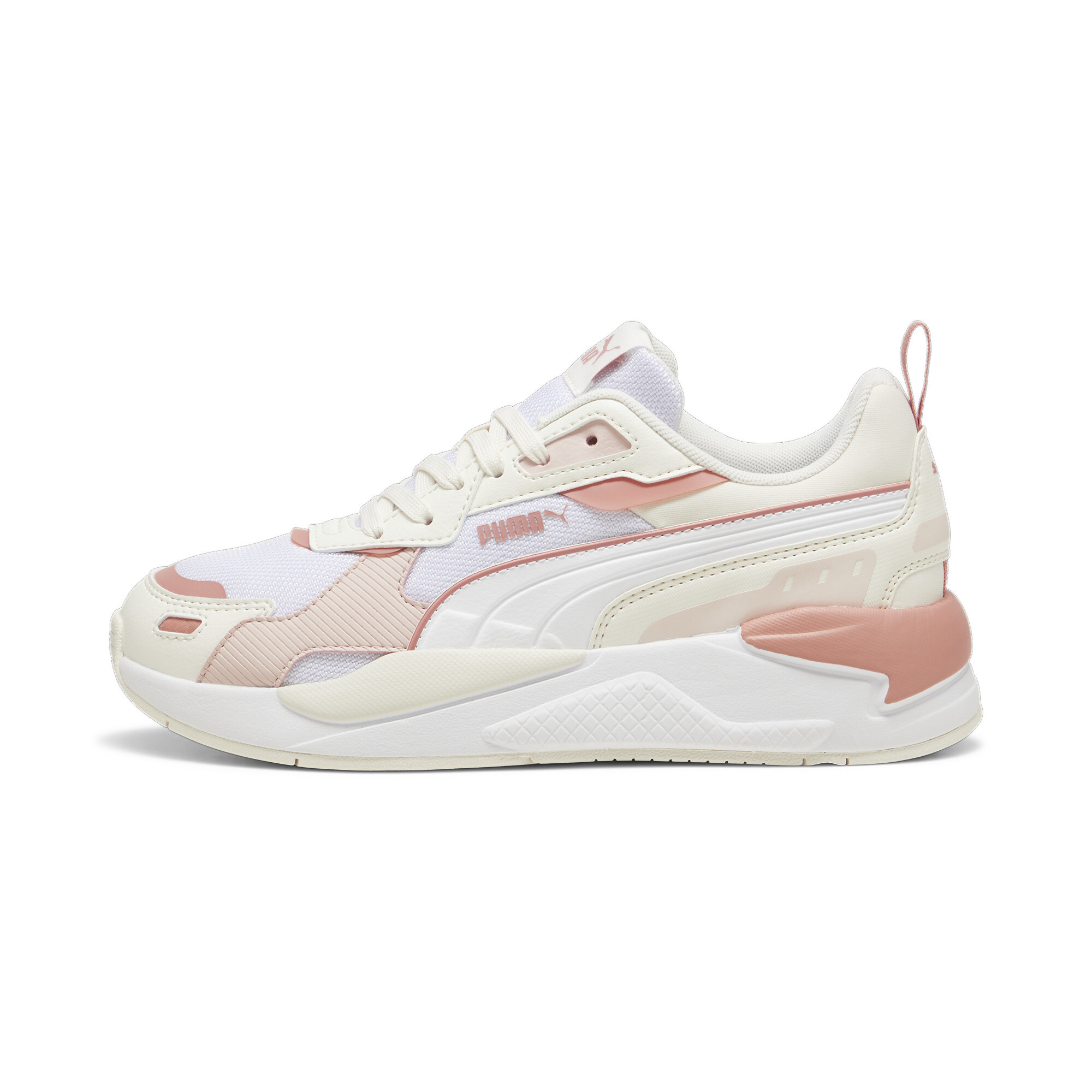 Puma X-Ray 3 Sneakers Unisex Schuhe | Frosted Ivory/White/Deeva Peach | Größe: 48