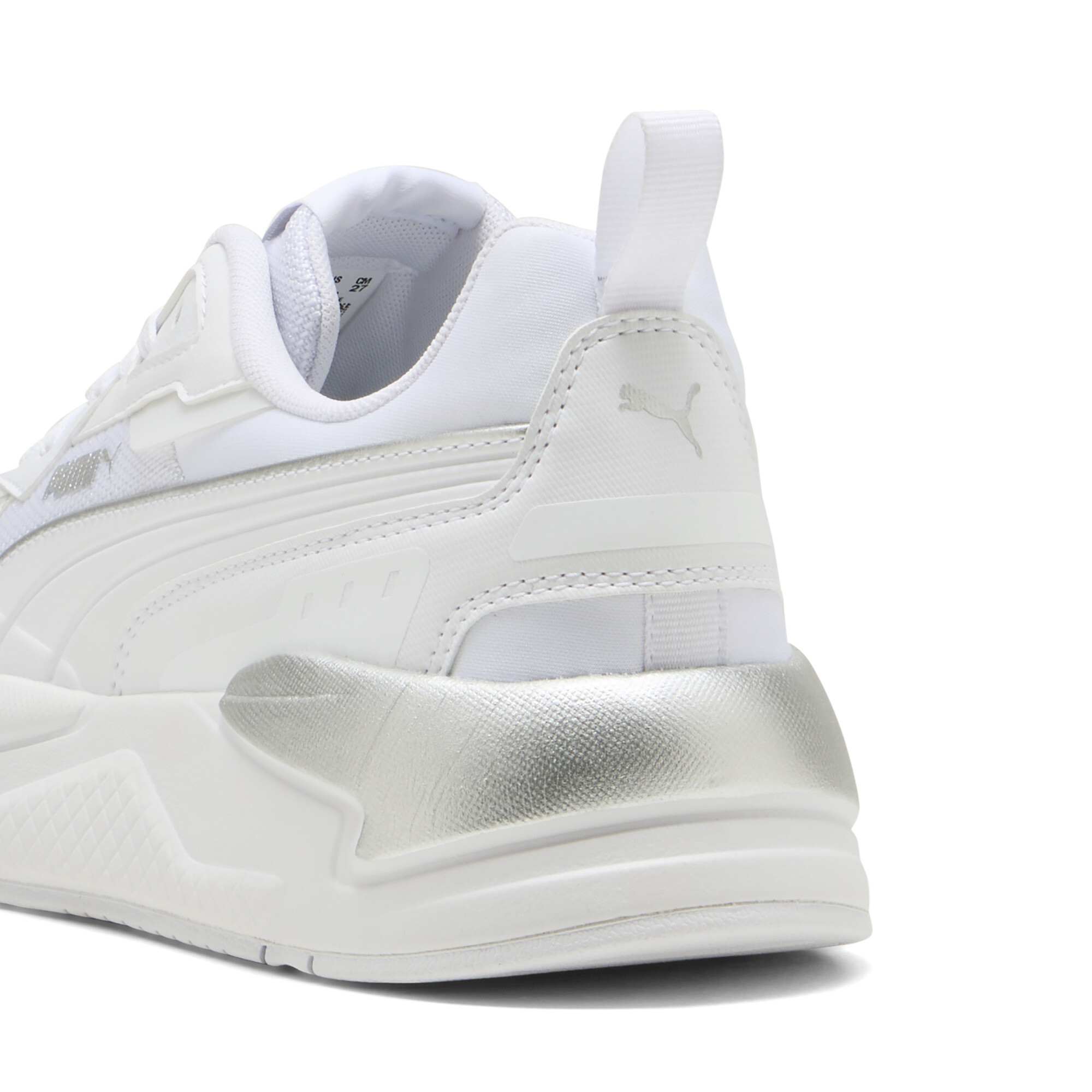 PUMA X-Ray 3 sneakers uniseks, Wit/Zilver, Maat 38,5 thumbnail 5