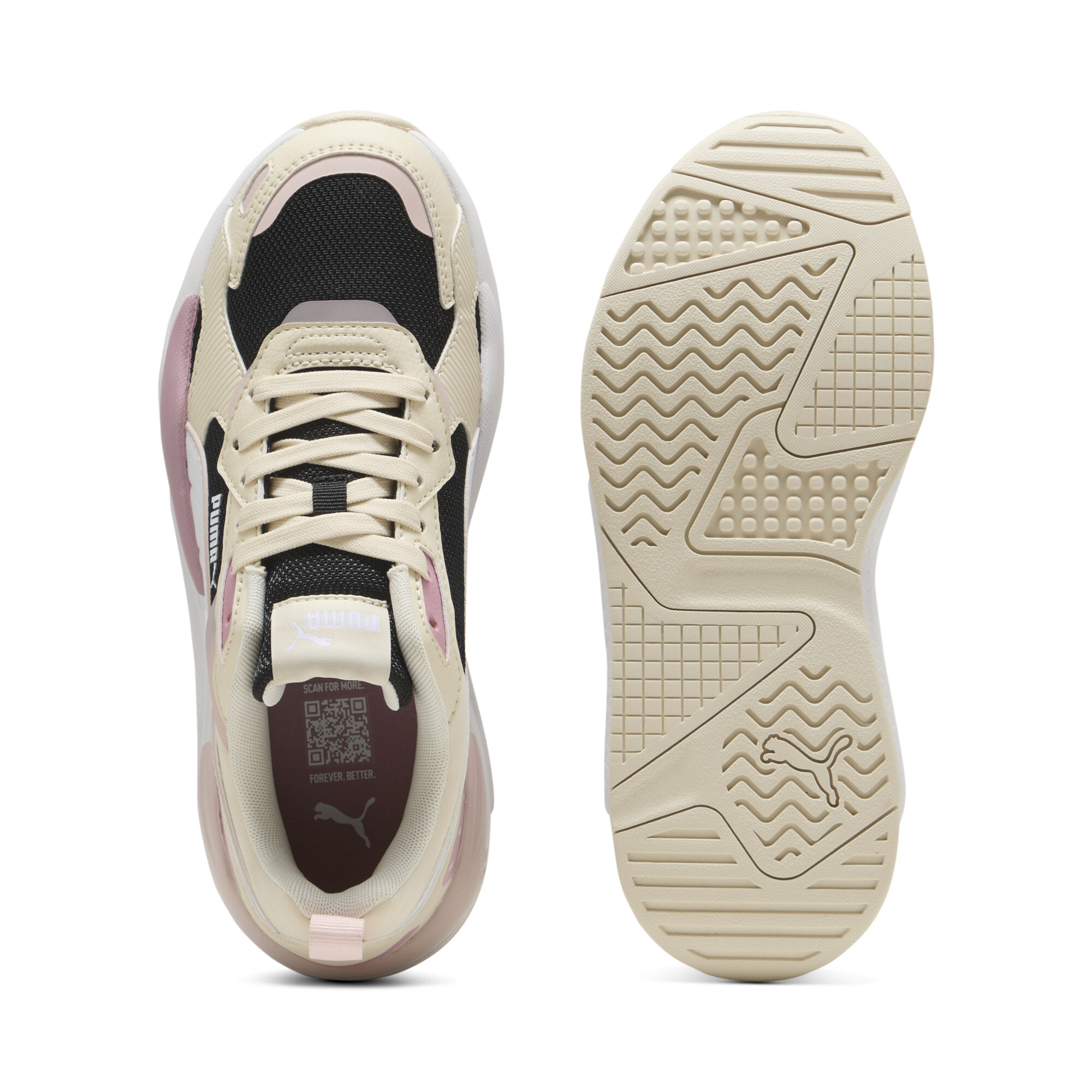PUMA X-Ray 3 sneakers uniseks, Zwart/Wit, Maat 40 thumbnail 4