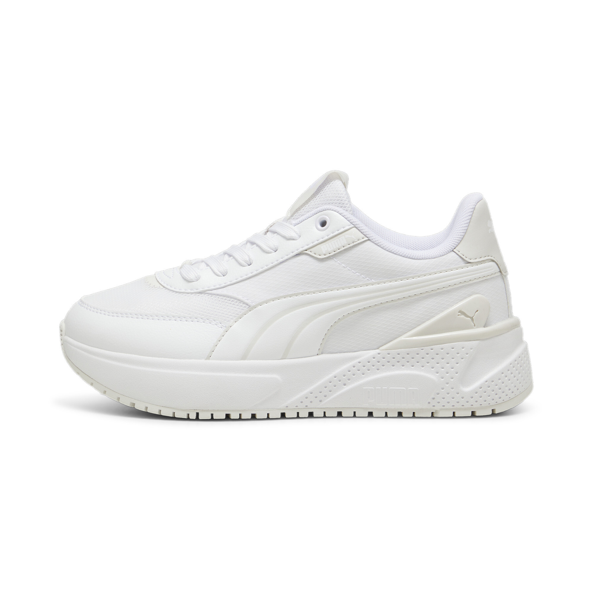 Puma R78 Disrupt LT Sneakers Damen Schuhe | White/Feather Gray | Größe: 40.5