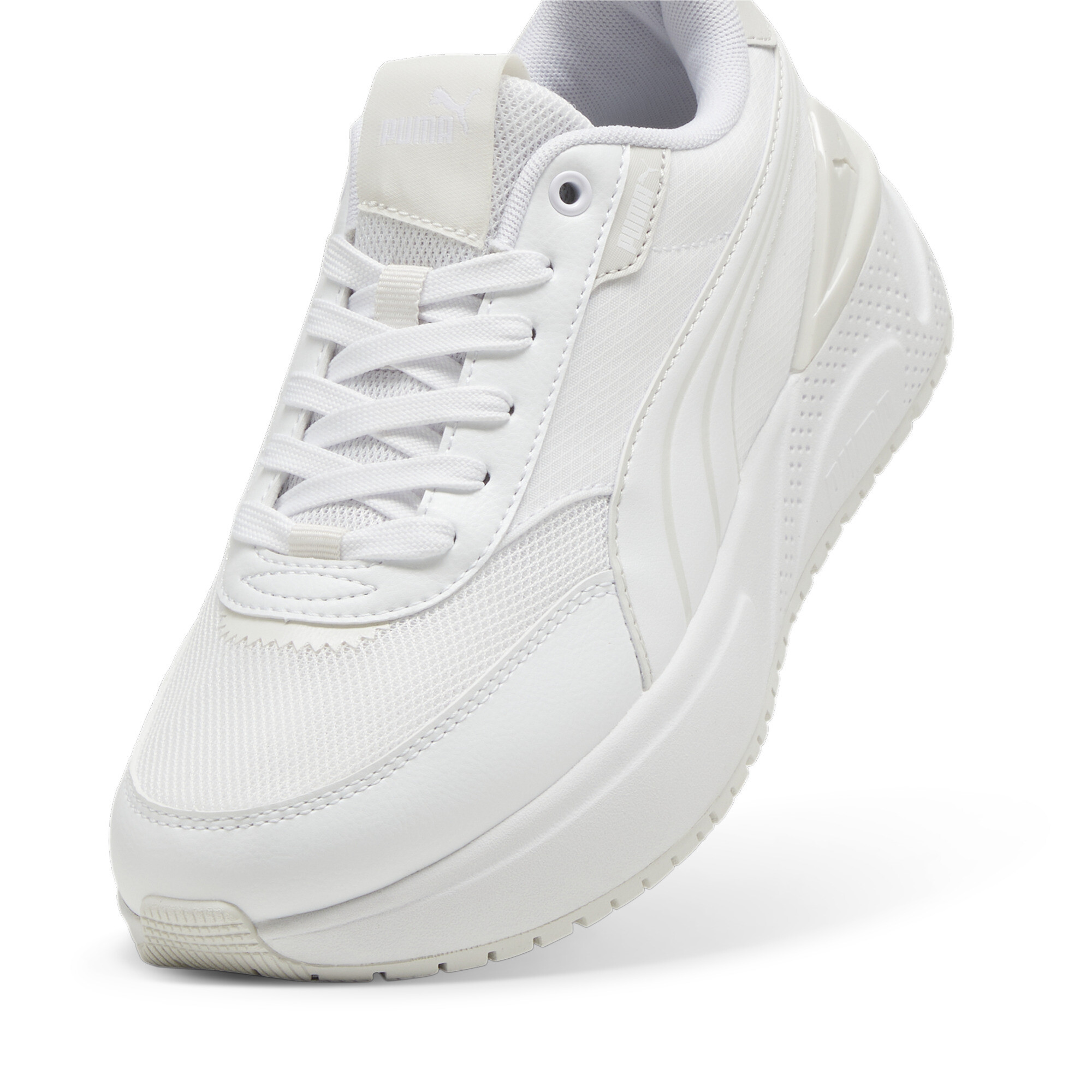 Women's Puma R78 Disrupt LT Sneakers, White, Size 39, Shoes