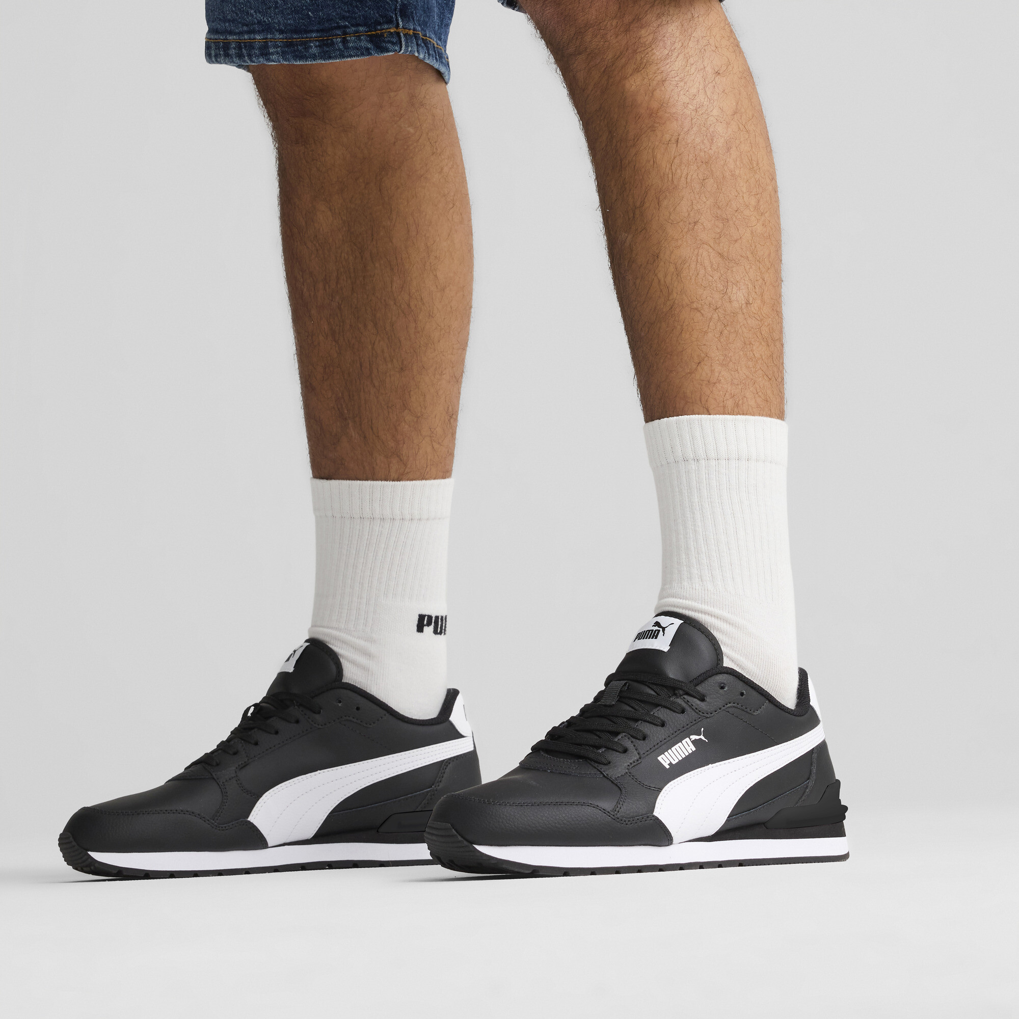 PUMA ST Runner v4 unisex sneakers, Zwart/Wit, Maat 37,5 thumbnail 8