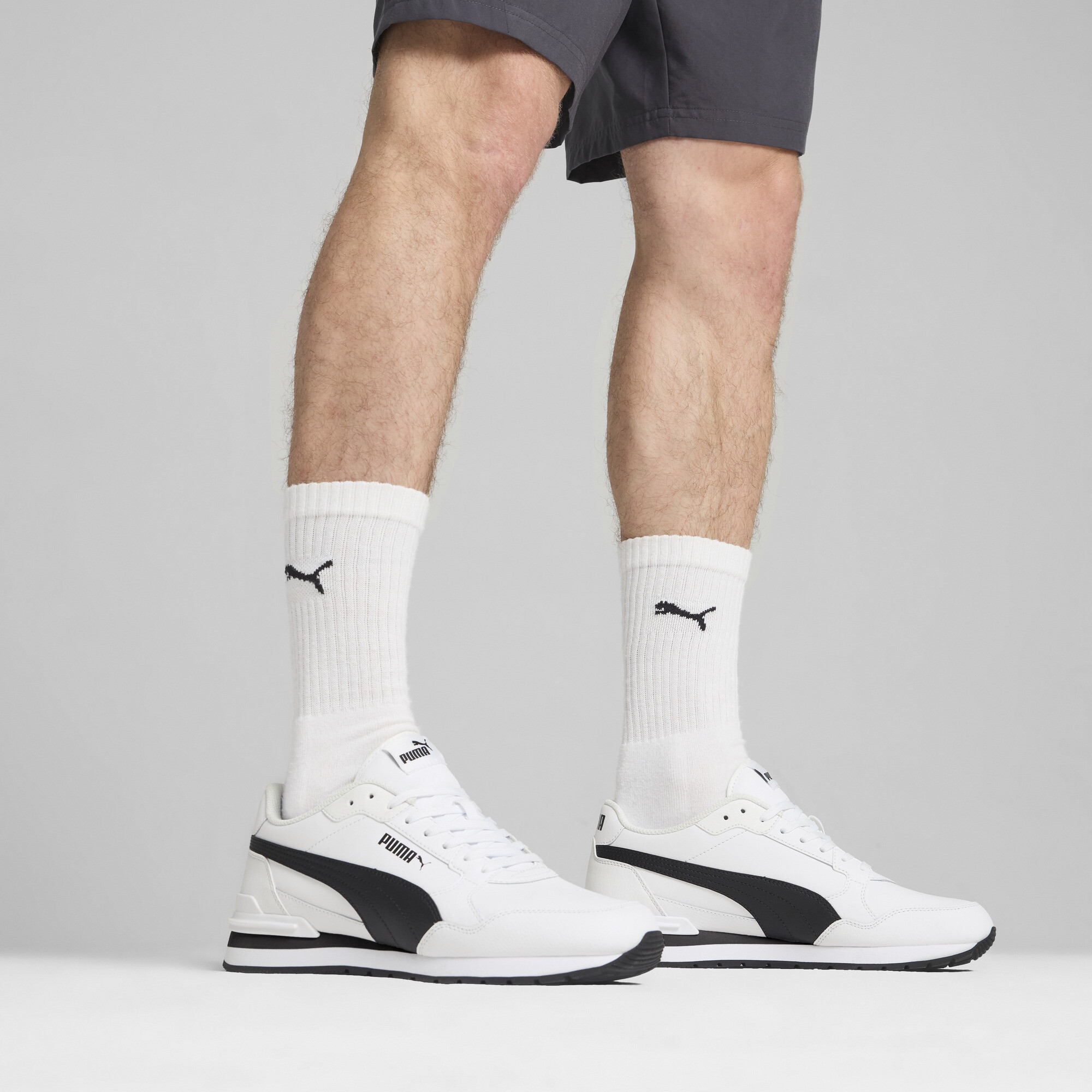 PUMA ST Runner v4 unisex sneakers, Zwart/Wit, Maat 40,5 thumbnail 8