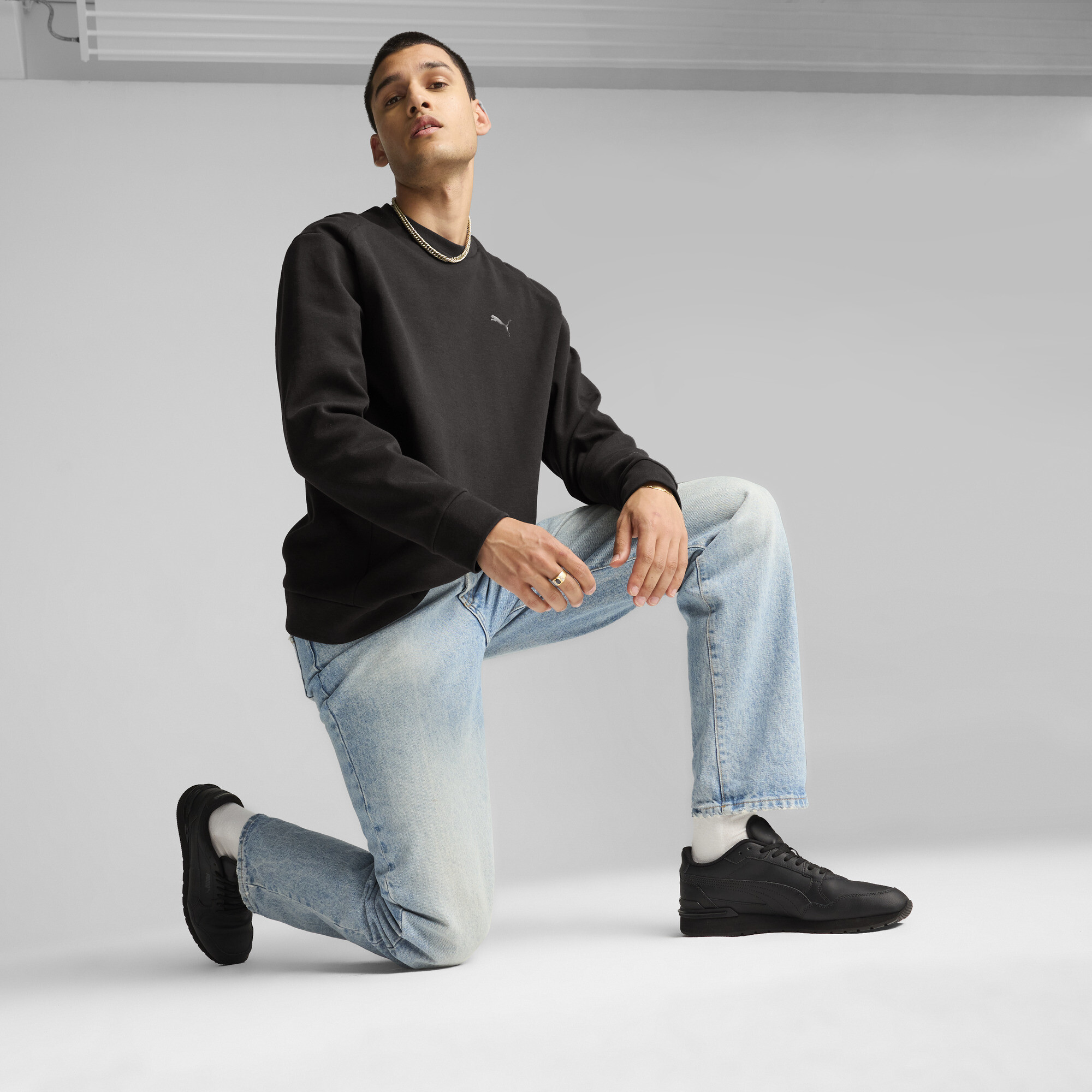 PUMA ST Runner v4 unisex sneakers, Zwart/Grijs, Maat 40 thumbnail 7