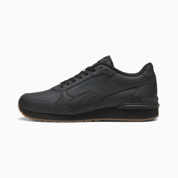 Zapatillas ST Runner v4 Cuero, PUMA Black-Strong Gray-Gum, large-ARG