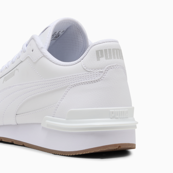 Zapatillas ST Runner v4 Cuero, PUMA White-Glacial Gray-Gum, large-ARG