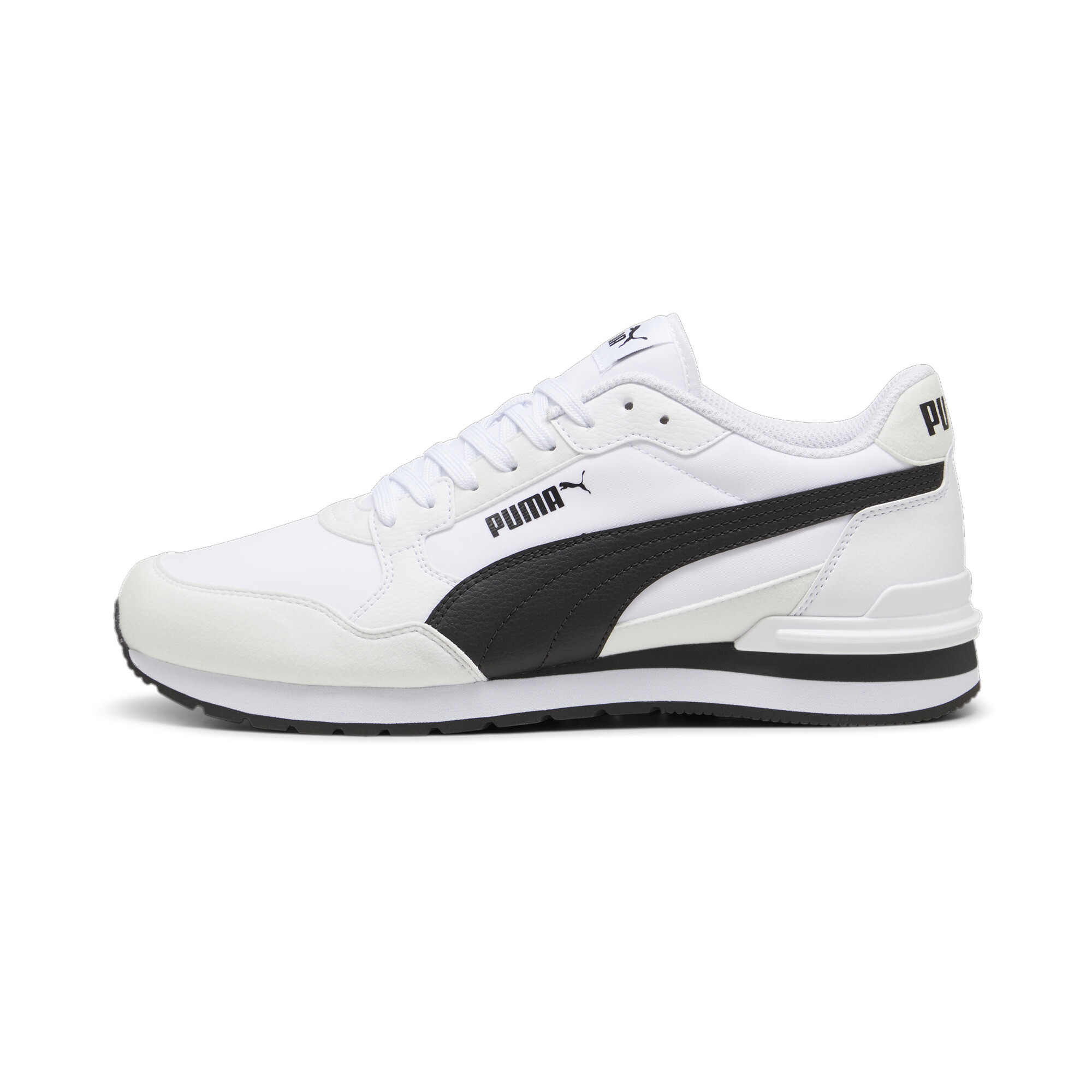 Puma ST Runner v4 Nylon Sneakers Unisex Schuhe | White/Black/Cast Iron | Größe: 37.5