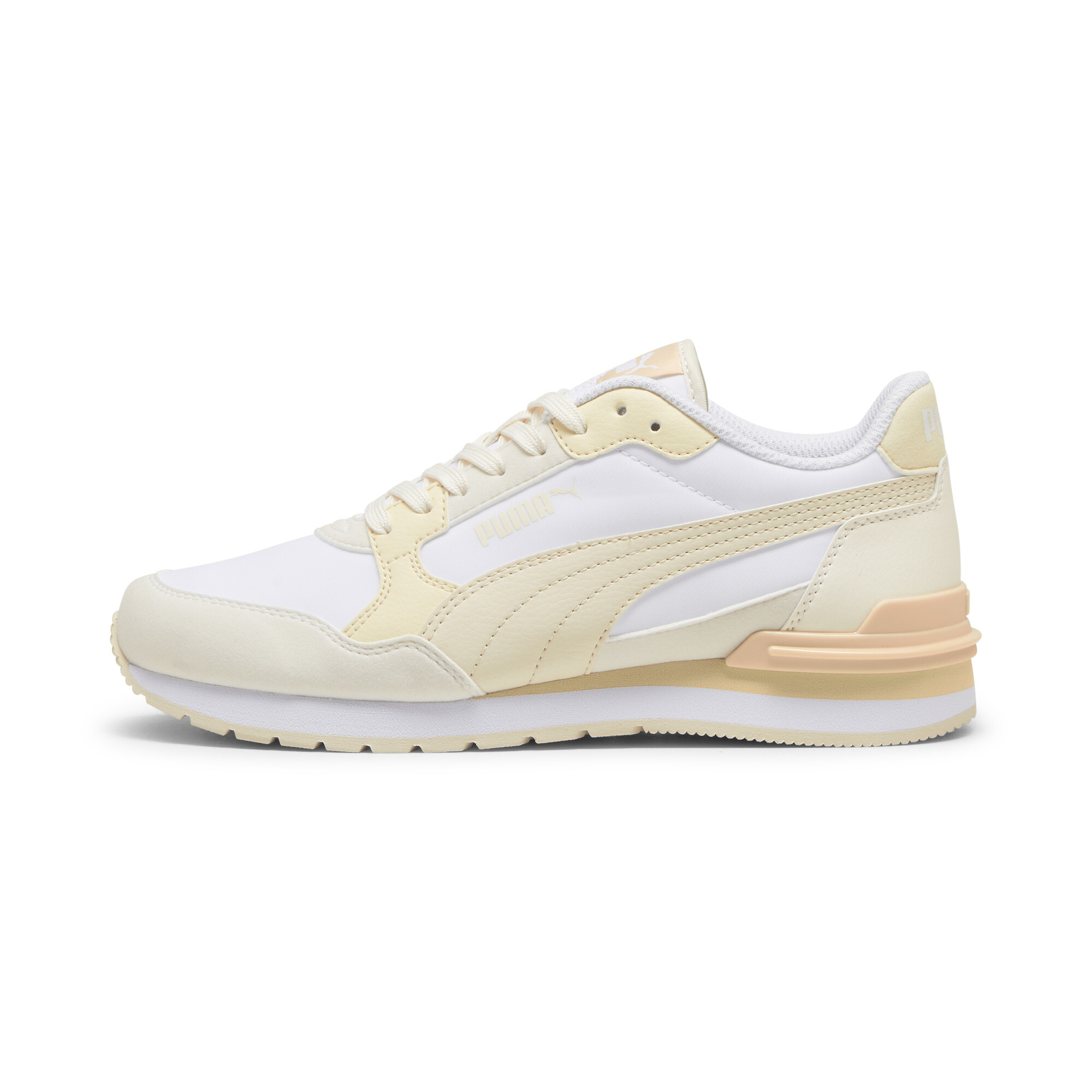 Puma ST Runner v4 Nylon Sneakers Unisex Schuhe | White/Alpine Snow/Frosted Ivory | Größe: 36