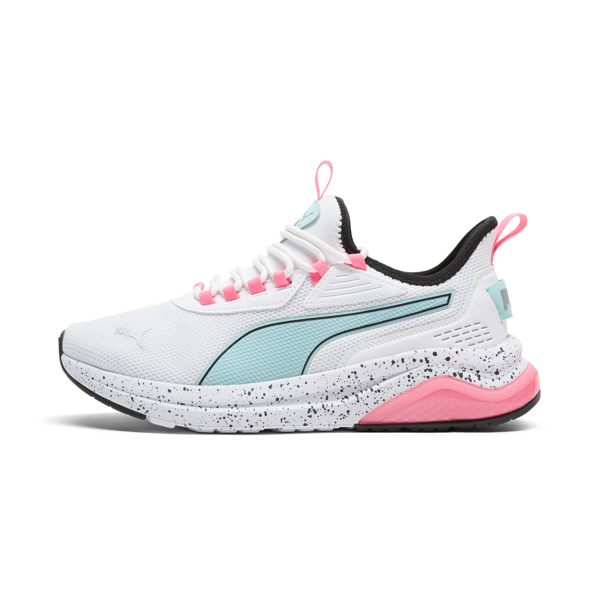 Puma Amplifier Speckle Sneaker In White