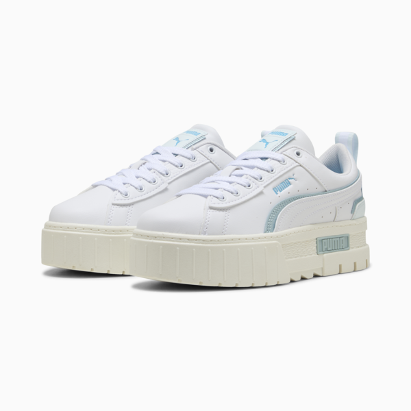 Mayze UT Animetal Sneakers Women, PUMA White-Turquoise Surf-Dewdrop, large-ZAF