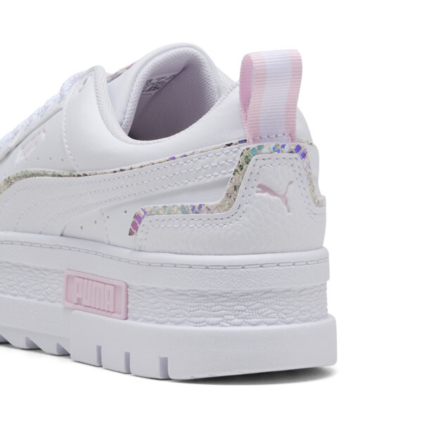 Mayze Anidescent Sneakers Women, PUMA White-PUMA White-Whisp Of Pink, large-ZAF