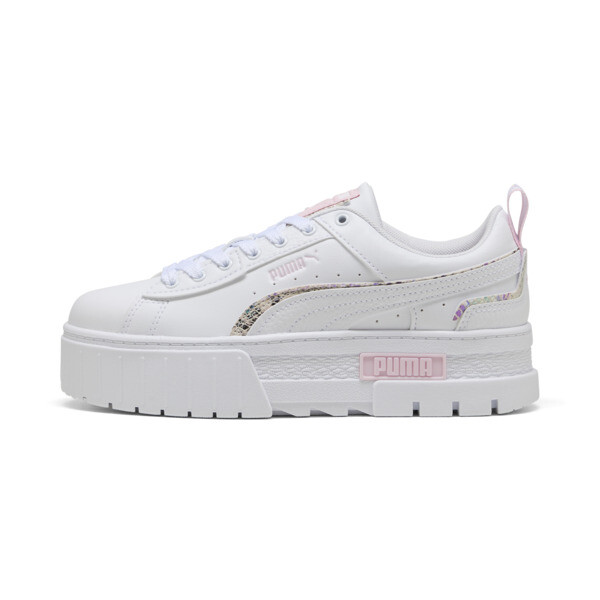 Puma all white platform shop