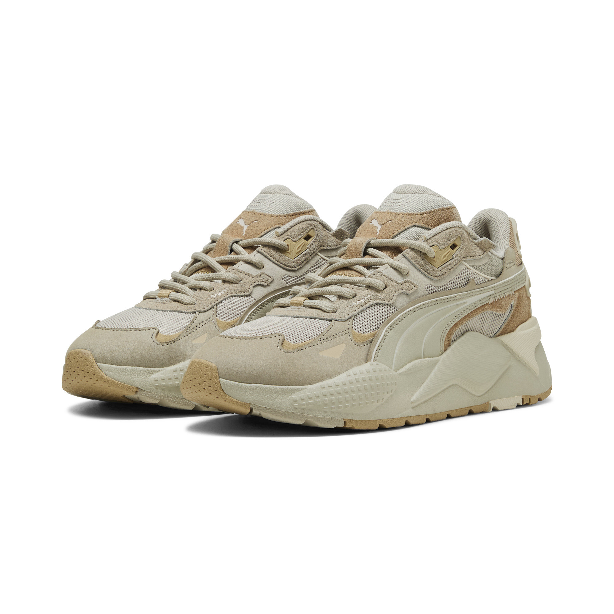 Puma RS-X Up Sneakers, Beige, Size 37, Shoes