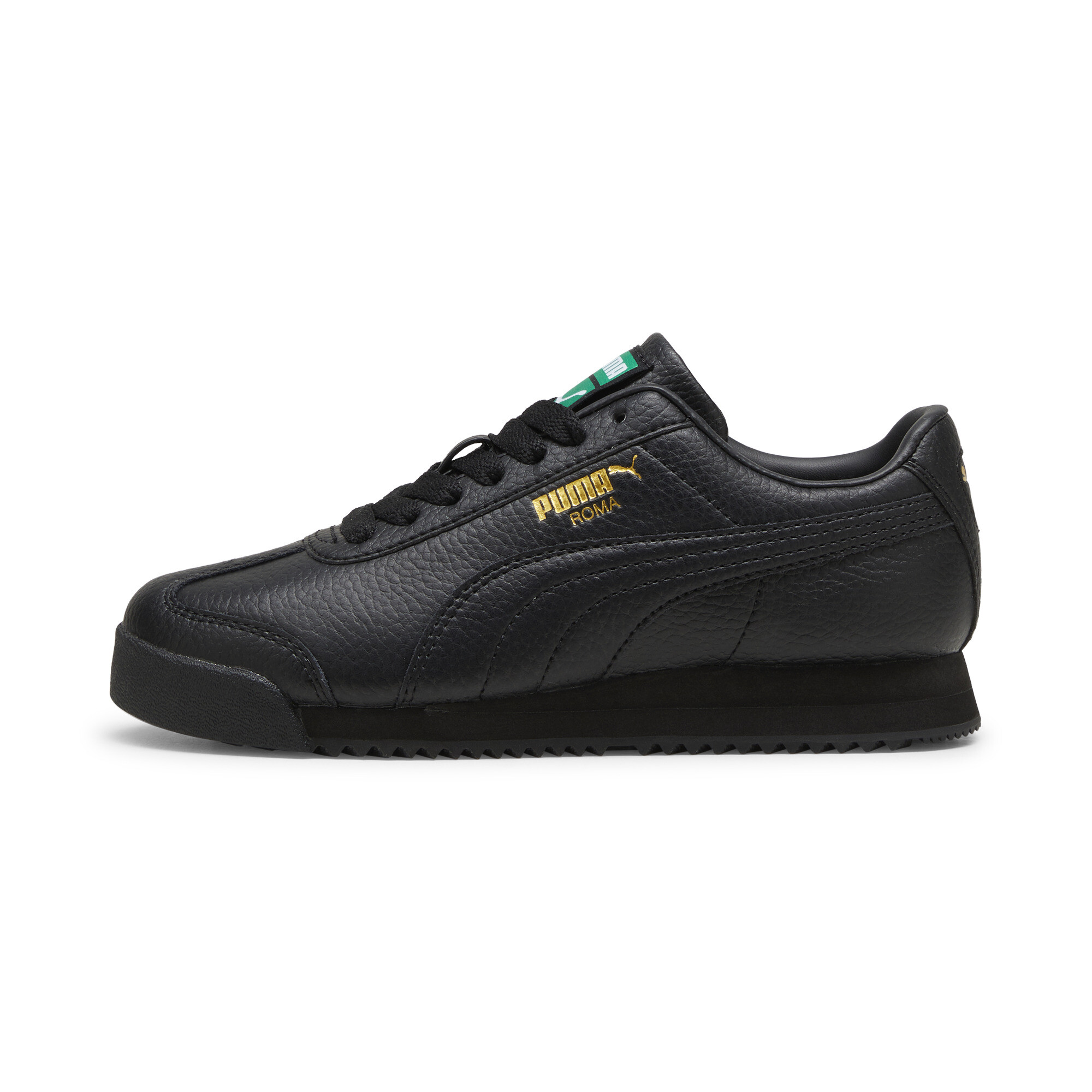 PUMA Roma 24 Standard Big Kids' Sneakers in Black, Size 4