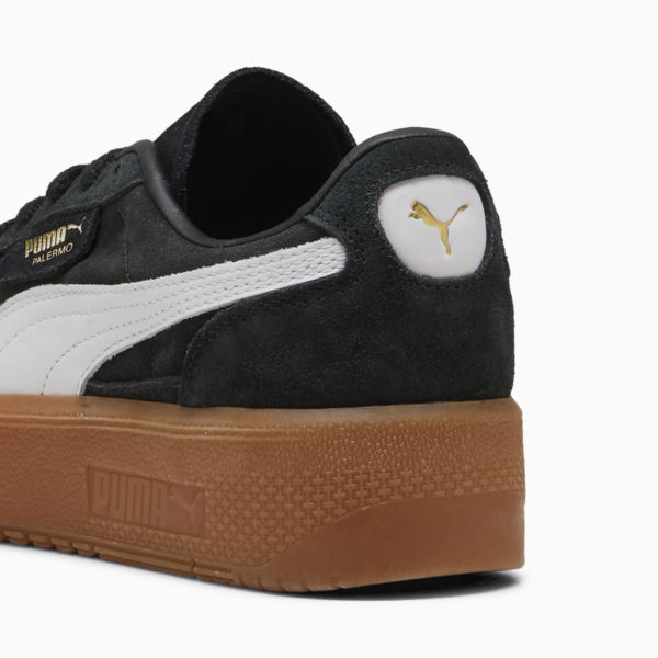 Tenis para mujer Palermo Elevata, PUMA Black-Gum, large-MEX