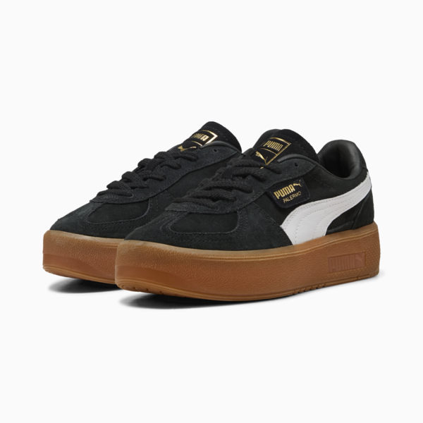 Tenis para mujer Palermo Elevata, PUMA Black-Gum, large-MEX