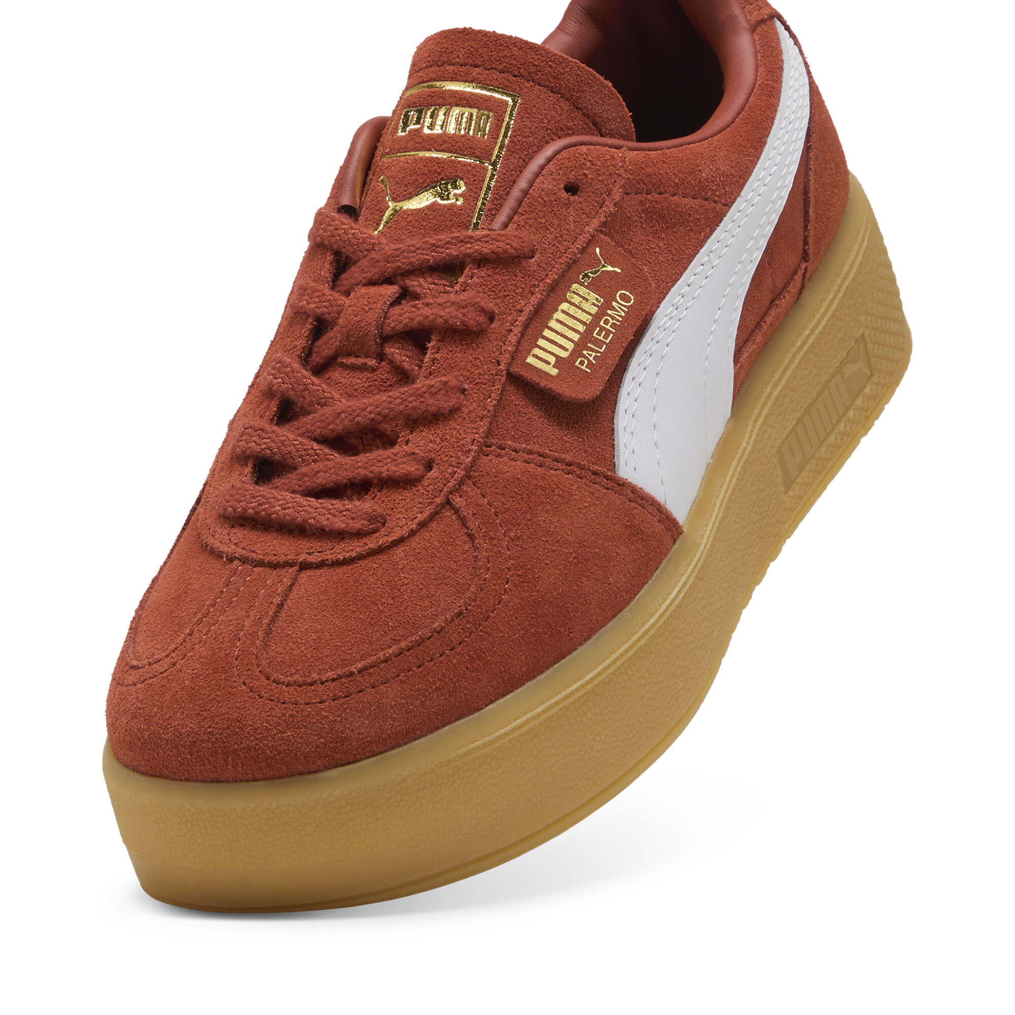 Palermo Elevata sneakers voor Dames, Rood, Maat 38 | PUMA